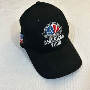 Breitling Jet Team Hat American Tour Adjustable Black
